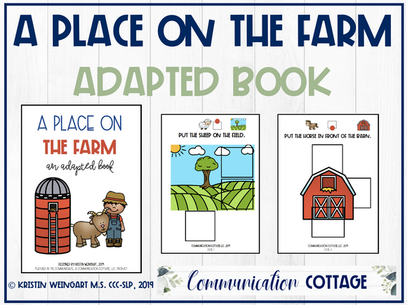 A Place on The Farm: Adapted Book