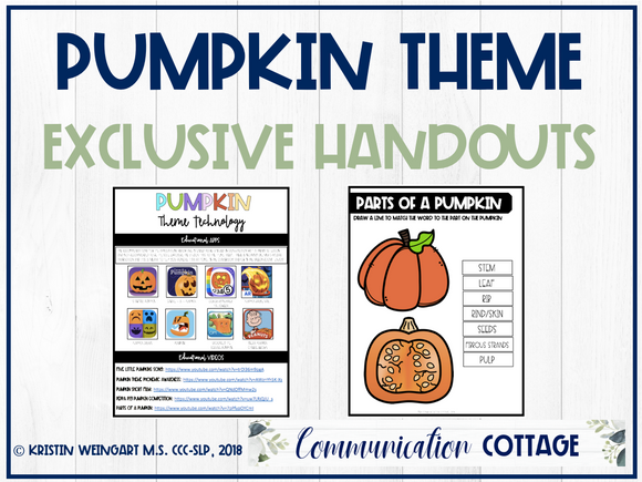 Pumpkin Exclusive Handouts