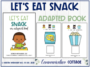 Let's Eat Snack: Adapted Book