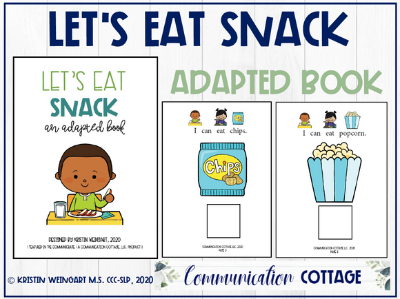 Let's Eat Snack: Adapted Book