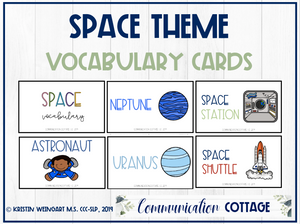 Space Vocabulary Cards