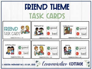 Friend Task Cards