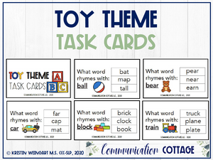 Toy Task Cards