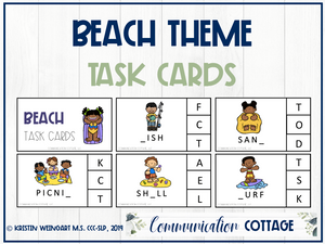 Beach Task Cards