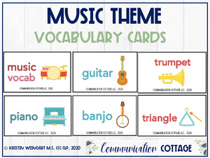 Music Vocabulary Cards
