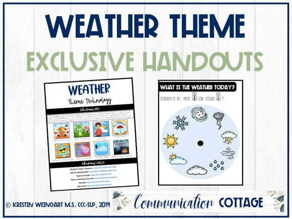 Weather Exclusive Handouts