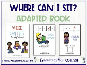Where Can I Sit? Adapted Book