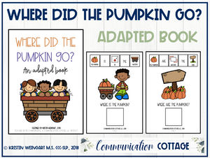 Where Did The Pumpkin Go? Adapted Book