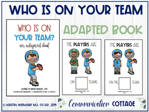 Who Is On Your Team: Adapted Book