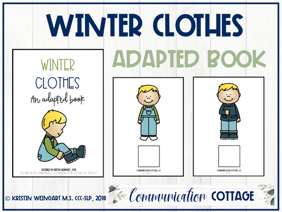 Winter Clothing: Adapted Book