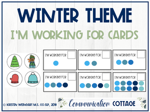 Winter: I'm Working For Cards