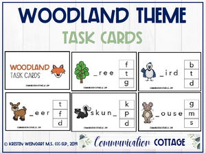 Woodland Task Cards